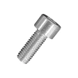 Винт с внутренним шестигранником 10х35 мм класс прочности 8.8 DIN 912 полная резьба, оцинкованный