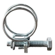 Хомут проволочный 23 мм steel wire clamp, оцинкованный