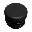 Заглушка для труб круглая d-20 мм, черная