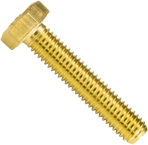 Болт латунный М5х16 DIN933,10 шт фото 5