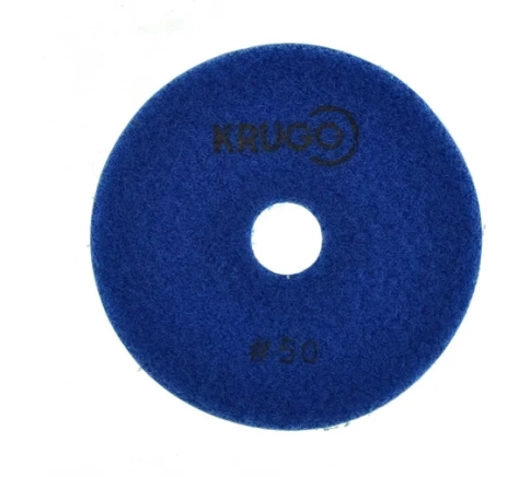 Диск шлифовальный алмазный,  по мрамору/граниту, гибкий мокрый 50 мм KRUGO фото 1