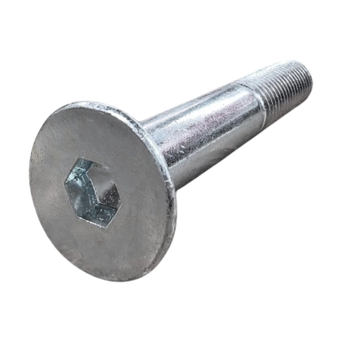 Винт потай 12х80 мм с внутр. шестигр. DIN 7991 класс прочности 10.9, неполная резьба, оцинкованный фото 1