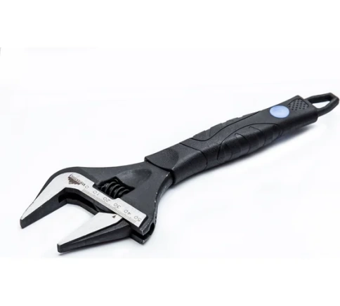 Ключ разводной 250 мм увеличенный диапазон раскрытия VERTEXTOOLS фото 1