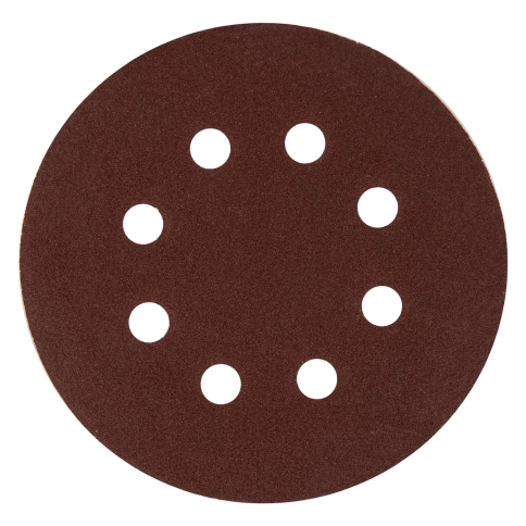 Круг абразивный перфорир. на ворсовой основе под "липучку" 125 мм Р400 10 шт  Matrix  фото 1