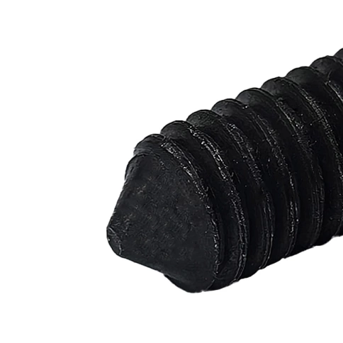 Винт установочный с внутр. шестигранником 16х30 мм, класс прочности 12.9 DIN 914 черный фото 2