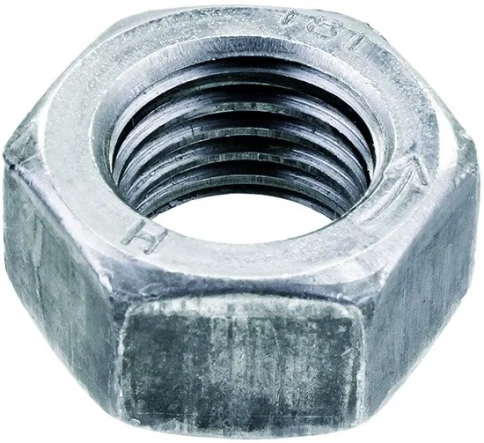 Гайка левая резьба М8 высокопрочная к.п.8 ОЦ DIN934,50 шт. фото 5