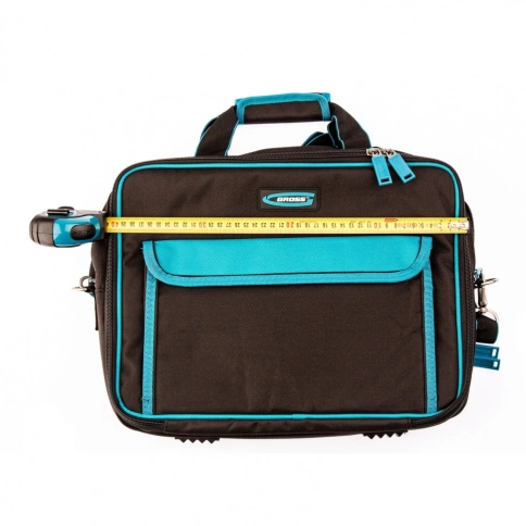 Сумка для инструмента Meister 400х170х300мм 31 карман, наплеч.рем.,отсек д/ноутб. Gross фото 5