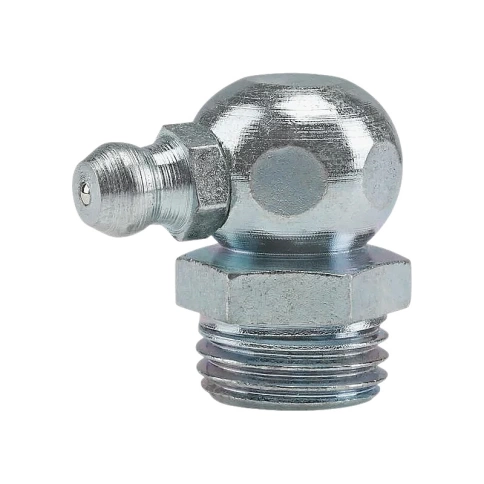 Пресс-масленка 1/4-28 UNF DIN 71412 H3 угловая 90° оцинкованная, 200 шт. фото 3