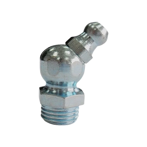 Пресс-масленка М1/4-28 UNF DIN 71412 H2 угловая 45°оцинкованная, 100 шт. фото 3