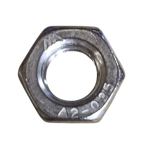 Гайка низкая М4 DIN 439, нержавеющая сталь А2  фото 2