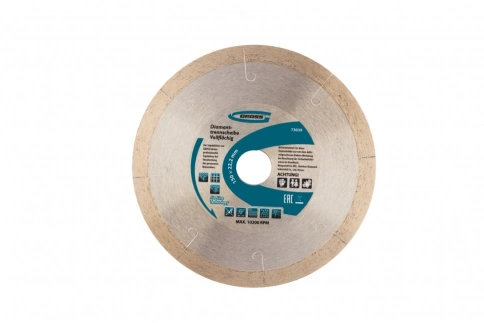 Диск алмазный сплошной с лазерн.перфорац. мокрое резание 150х22,2 мм Gross фото 1