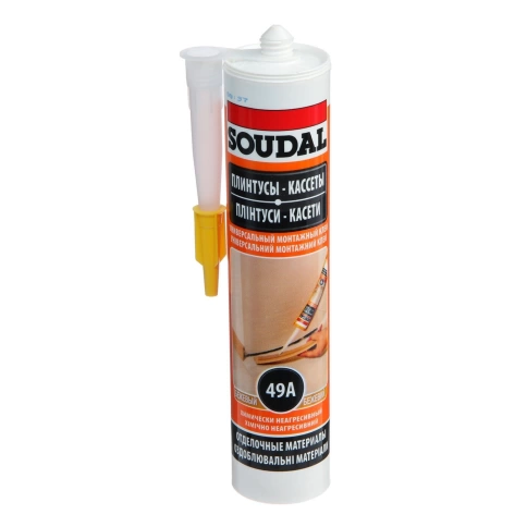 Жидкие гвозди Soudal 49 А RU универс 12*280 мл фото 1