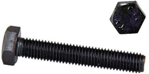 Болт высокопрочный чёрный 14х40 мм, к.п.10.9 DIN933, 4 шт. фото 5