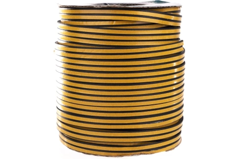 Уплотнитель самоклеящийся 9х8 мм Ultima D 100 черный фото 1