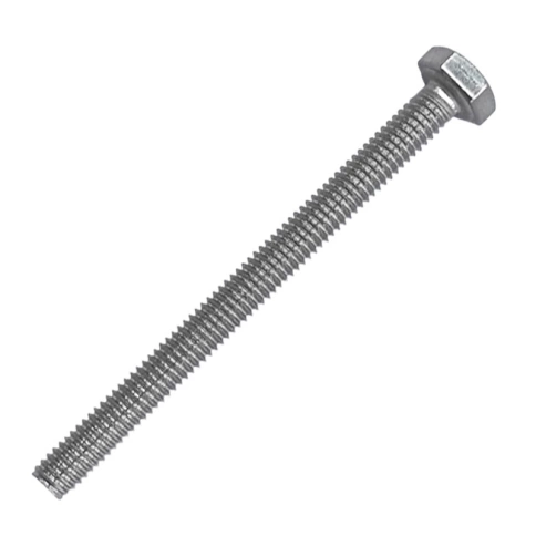 Болт 16х65 мм DIN 933 нержавеющий А2, полная резьба фото 1