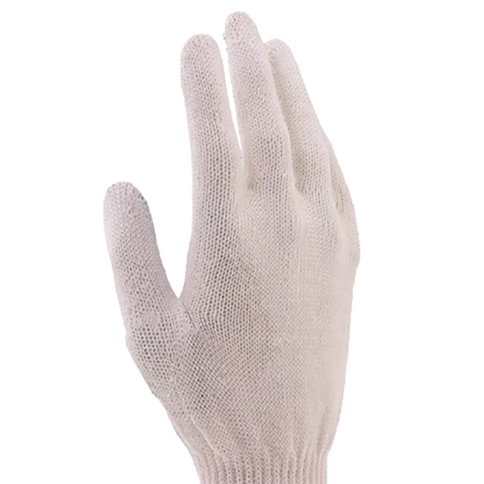 Перчатки трикотажные с ПВХ точкой, с окантовкой, 10 класс, Россия фото 2