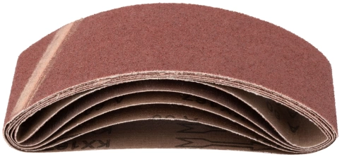 Ленты шлифовальные бесконечные, водостойкие, тканевая основа, 75 х 457 мм, 5 шт. Р 60 фото 2