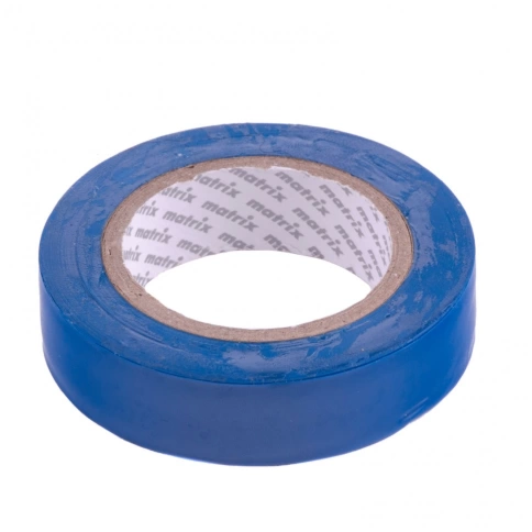 Изолента ПВХ 15 мм х 10 м 150 мкм (синяя) Matrix фото 1