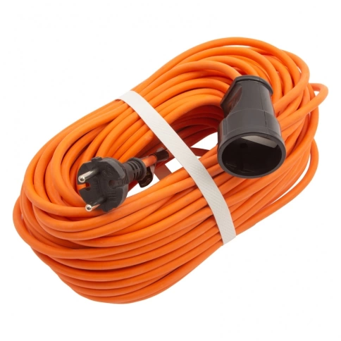 Удлинитель-шнур силовой, 30 м, 10А, 1 розетка, тип УХ10 Сибртех фото 1