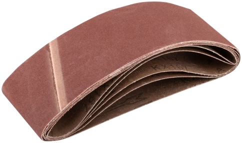 Ленты шлифовальные бесконечные, водостойкие, тканевая основа, 75 х 457 мм, 5 шт. Р 120 фото 1