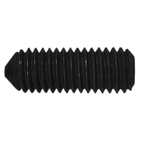 Винт установочный с внутр. шестигранником 10х25 мм, класс прочности 12.9 DIN 914 черный фото 1