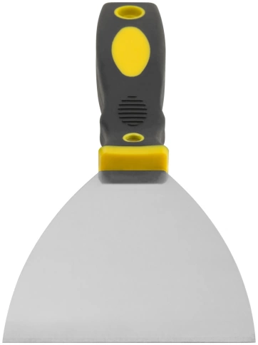 Шпатель для удаления ржавчины Профи, толщ.лезвия 1 мм, 2-хкомп.ручка с метал.бойком 4" (100 мм) фото 4