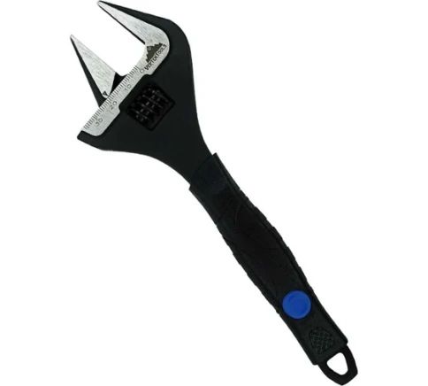 Ключ разводной 200 мм увеличенный диапазон раскрытия VERTEXTOOLS фото 1