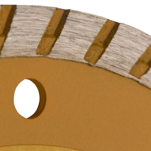 Диск отрезной алмазный сегментный турбо сухое резание 230х22,2 мм Denzel фото 3