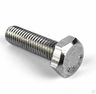 Болт нержавеющий 12х45 мм DIN933  10шт фото 5