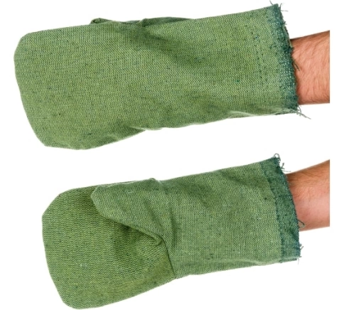 Рукавицы брезентовые двойная ладонь фото 2