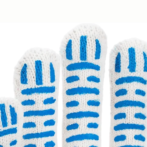 Перчатки трикотажные ПВХ, покрытие Волна, 10 класс вязки, Россия фото 2