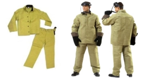 Костюм сварщика брезент.с усилением пл.480гр ГОСТ 60-62/рост 3,4 ПРОФЕССИОНАЛ фото 1