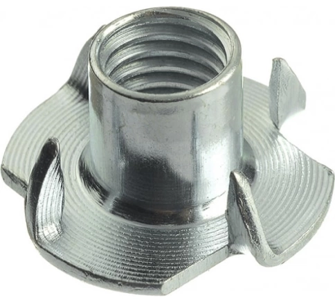 Гайка мебельная крыльчатая врезная М4х8 DIN1624 10 шт фото 6