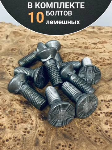 Болт лемешный высокопрочный потайной  М10х30 Гост 7786,10 шт фото 5
