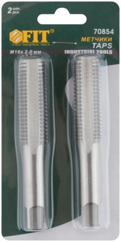 Метчик метрический М16х2,0 мм легир.сталь набор 2шт фото 1