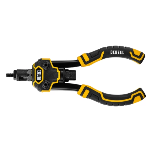 Заклепочник для резьбовых заклепок, заклепки М3-4-5-6-8-10-12 двуручный Denzel фото 1