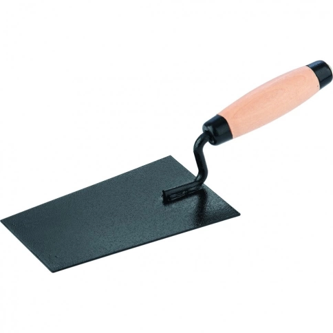 Кельма отделочника стальная, дерев.усилен.ручка фото 1