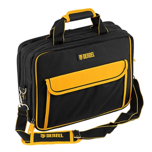 Сумка для инструментов 400х170х300 мм 3 отд. 28 карманов наплечн.ремень Denzel фото 1