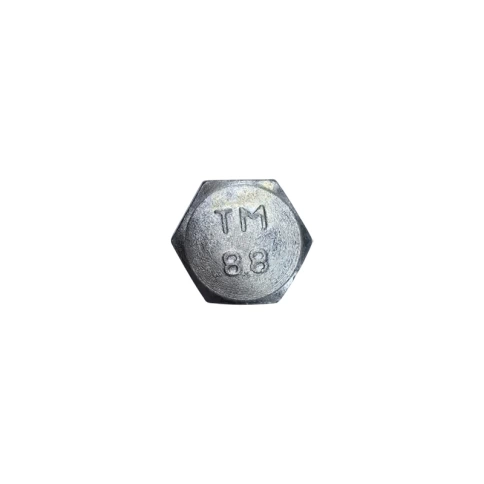 Болт 8х60 мм класс прочности 8.8 DIN 933 полная резьба, оцинкованный фото 2