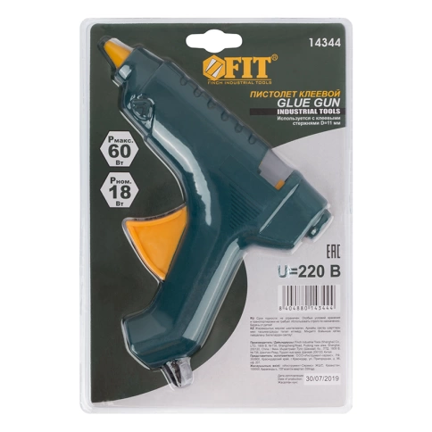 Пистолет клеевой, д.11 мм, 18 Вт (60 Вт) фото 2