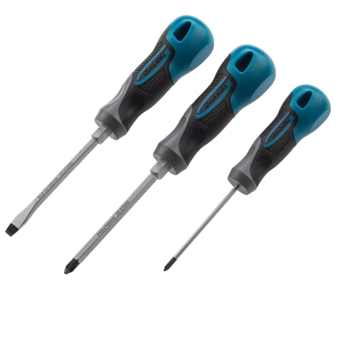 Набор отверток с трехкомпонентными рукоятками PH+SL S2 3 шт S2 фото 1