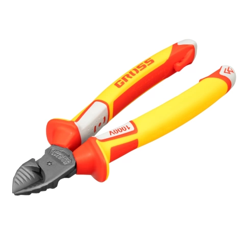 Бокорезы трехкомпонентные диэлектрические рукоятки до 1000 В 180 мм Gross фото 1