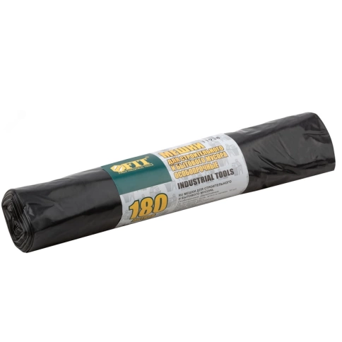 Мешки 900х1200 мм 35 мкм  для строительного мусора, пвд, особопроч. 180 л 10шт фото 1