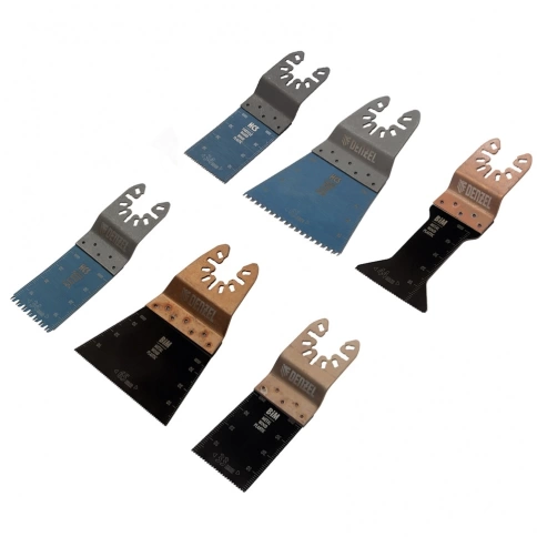 Набор насадок для МФИ по дереву и металлу 6 шт Denzel фото 1