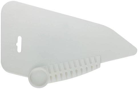 Шпатель прижимной для разглаживания обоев, пластиковый, белый, 280 мм (20030) фото 1
