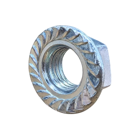 Гайка с фланцем М8 DIN 6923 оцинкованная фото 1