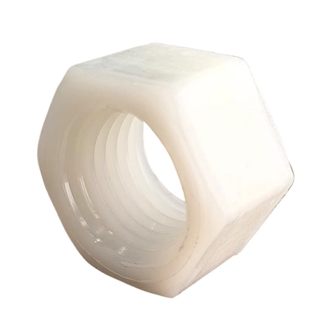 Гайка полиамидная М6 DIN934 (пластик), 50 шт. фото 4