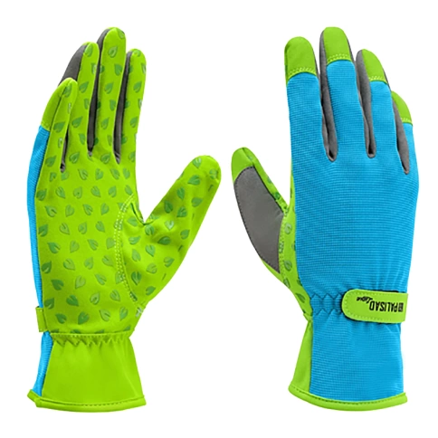 Перчатки садовые на липучке, силиконовое нанесение, размер 9, Luxe Palisad фото 1