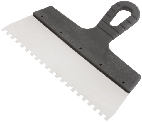 Шпатель фасадный нержавеющий зубчатый / зуб фото 2