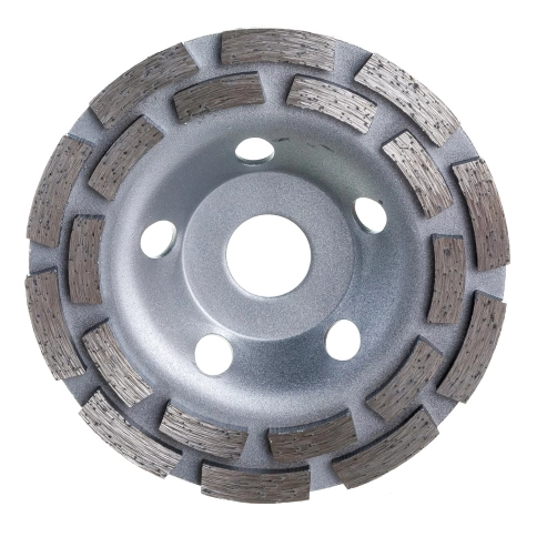 Диск алмазный двухрядная чашка 125х22,23 мм KRUGO фото 1